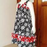 Kanzashi Summer Dress, Girls Sewing Pattern,..