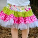 Pdf Pattern, Twirly Swirly Skirt, Sewing Pattern,..