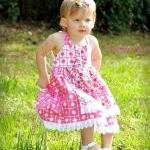 Sewing Pattern For Apron Dress, Ages 12 Months To..