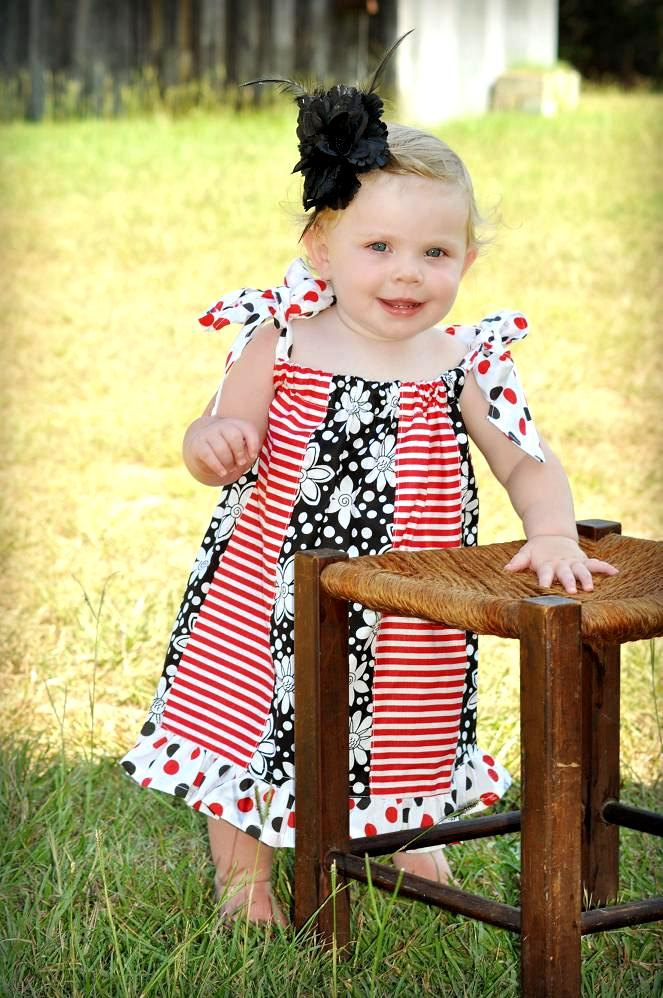 Easy Panelled Pillowcase Dress, For Beginner, Newborn To 8 Years, Sewing Pattern Pdf
